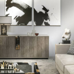 Cabinets and bookcases - Numa cabinet in eucaliptus veneer - ambiance picture - Arcahorn