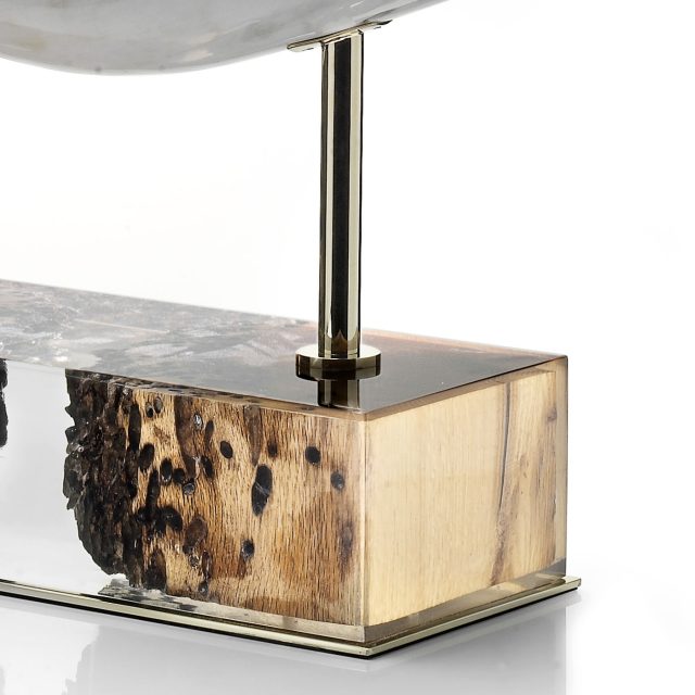 Sculture - Laguna scultura con legno di Briccola veneziana - dettaglio - Arcahorn