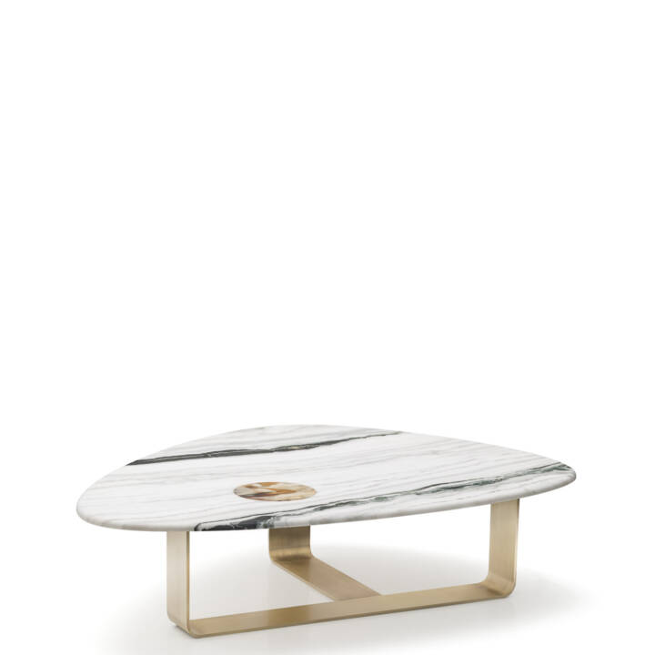 Tables and console tables - Demetra coffee table in Dalmata marble - Arcahorn