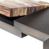 Tables and console tables - Essenziale console table in leather and matte horn - detail - Arcahorn