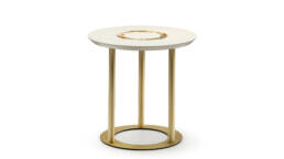 Tavoli e consolle - Saturno tavolino in legno laccato avorio - still life - Arcahorn