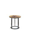 Tables and console tables - Talete side table in horn and gunmetal brass - Arcahorn