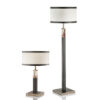 Lamps - Alma table and floor lamp in horn and leather - Arcahorn