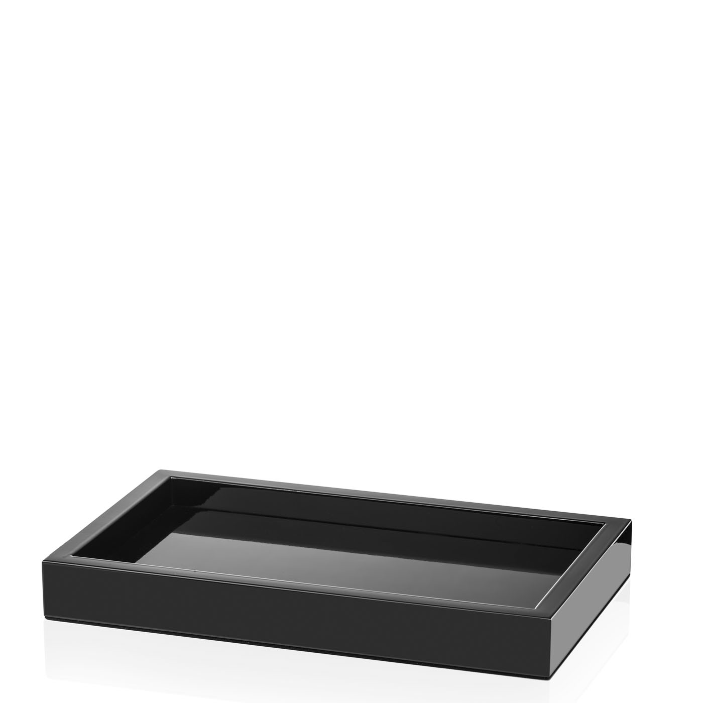 Bath sets - Iris tray in horn and glossy black lacquered wood 1953 - Arcahorn