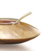 Tableware - Almas caviar bowl in horn and crystal - detail - Arcahorn