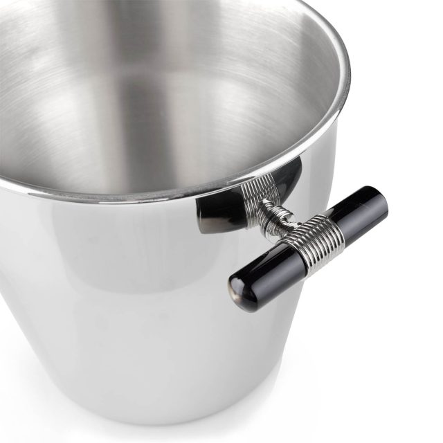 Tableware - Artica wine cooler in horn and stainless steel - detail - Arcahorn