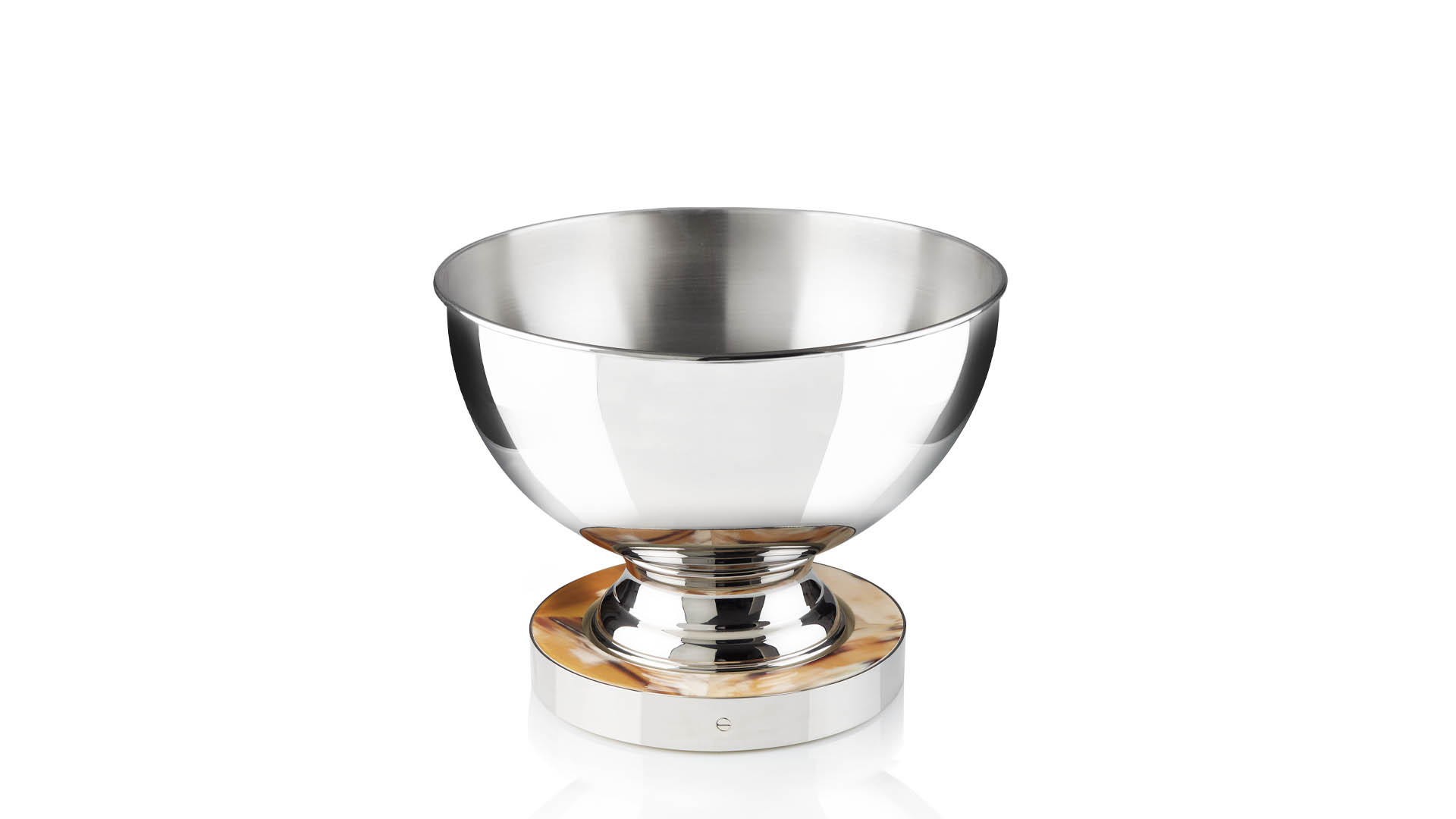 Tableware - Baikal champagne bowl in stainless steel and horn - cover - Arcahorn