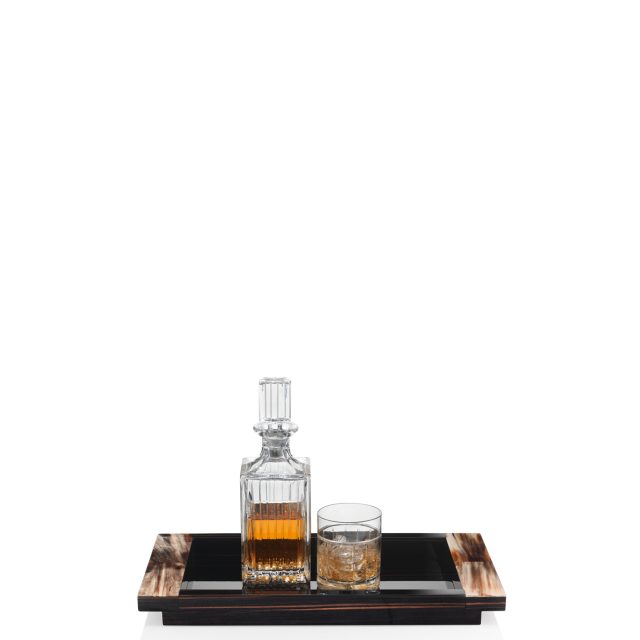 Tableware - Elia tray in glossy ebony - Arcahorn
