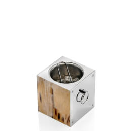Tableware - Polar ice bucket in horn and stainless steel - Arcahorn