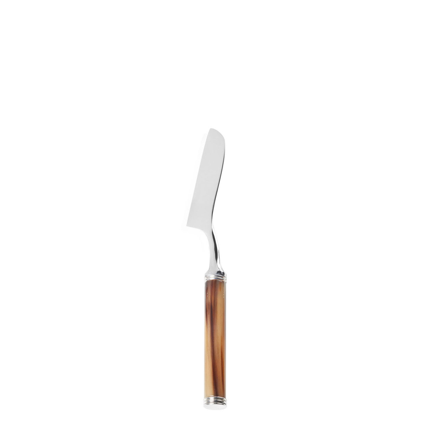 Accessori tavola - Pule coltello per formaggio tenero in corno e acciaio inox - Arcahorn