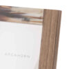 Picture frames and boxes - Medea picture frame in horn and Canaletto walnut veneer - detail -Arcahorn