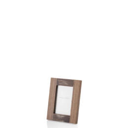 Picture frames and boxes - Medea picture frame in horn and Canaletto walnut veneer 5314NO - Arcahorn