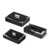 Picture frames and boxes - Selene boxes in horn and glossy black lacquered wood - ambiance picture 2 - Arcahorn