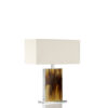 Lamps - Florian table lamp in horn and chromed brass mod. 1203 - Arcahorn