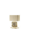 Lamps - Saba table lamp in hand engraved 24K gold plated brass. and horn mod. 1723 - Arcahorn