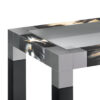 Tables and console tables - Alcamo console table in lacquered wood, horn and gunmetal brass – detail - Arcahorn