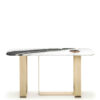 Tables and Console tables - Minerva console table in Dalmata marble and horn mod. 7005 - Arcahorn