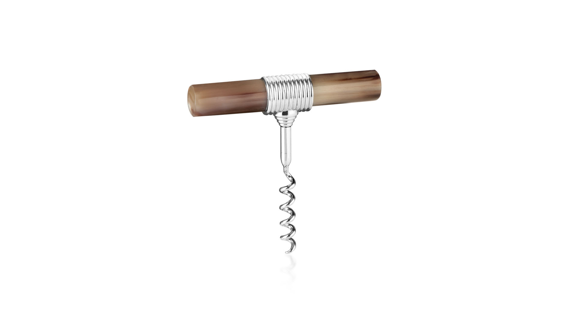 Tableware - Gyro corkscrew in horn and stainless steel - cover - Arcahorn