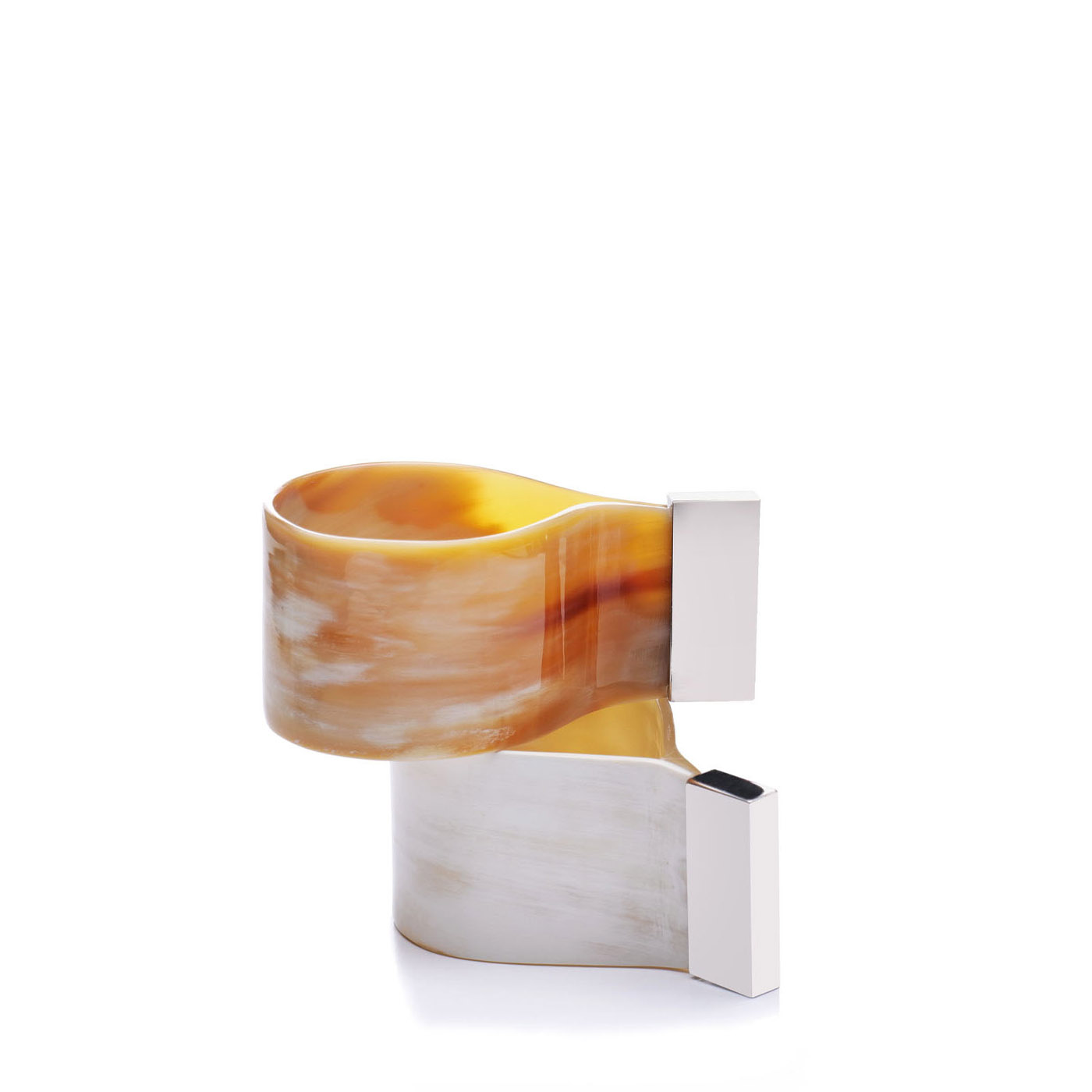 Tableware - Mabel set of two napkin rings in horn - Arcahorn