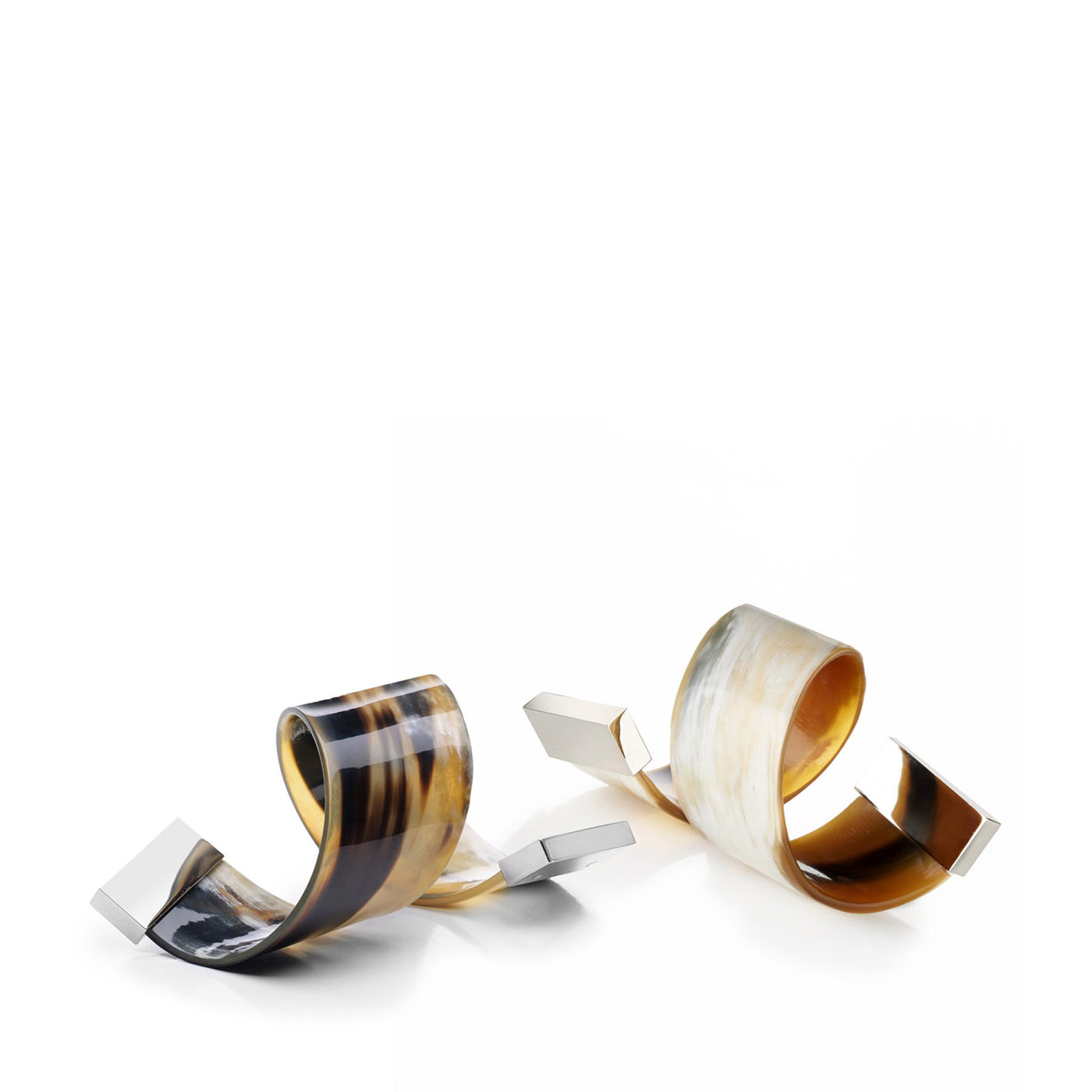 Tableware - Mirea set of 2 napkin rings in horn - Arcahorn