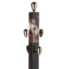 Coat stands and complementary furniture - Giglio coat stand in horn and glossy ebony - hangers detail - Arcahorn