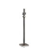 Coat stands and complementary furniture - Linosa coat stand in dark brown leather and horn - Arcahorn