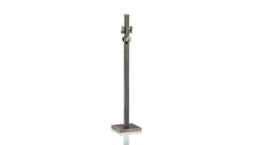 Coat stands and complementary furniture - Linosa coat stand in dark brown leather and horn - cover - Arcahorn