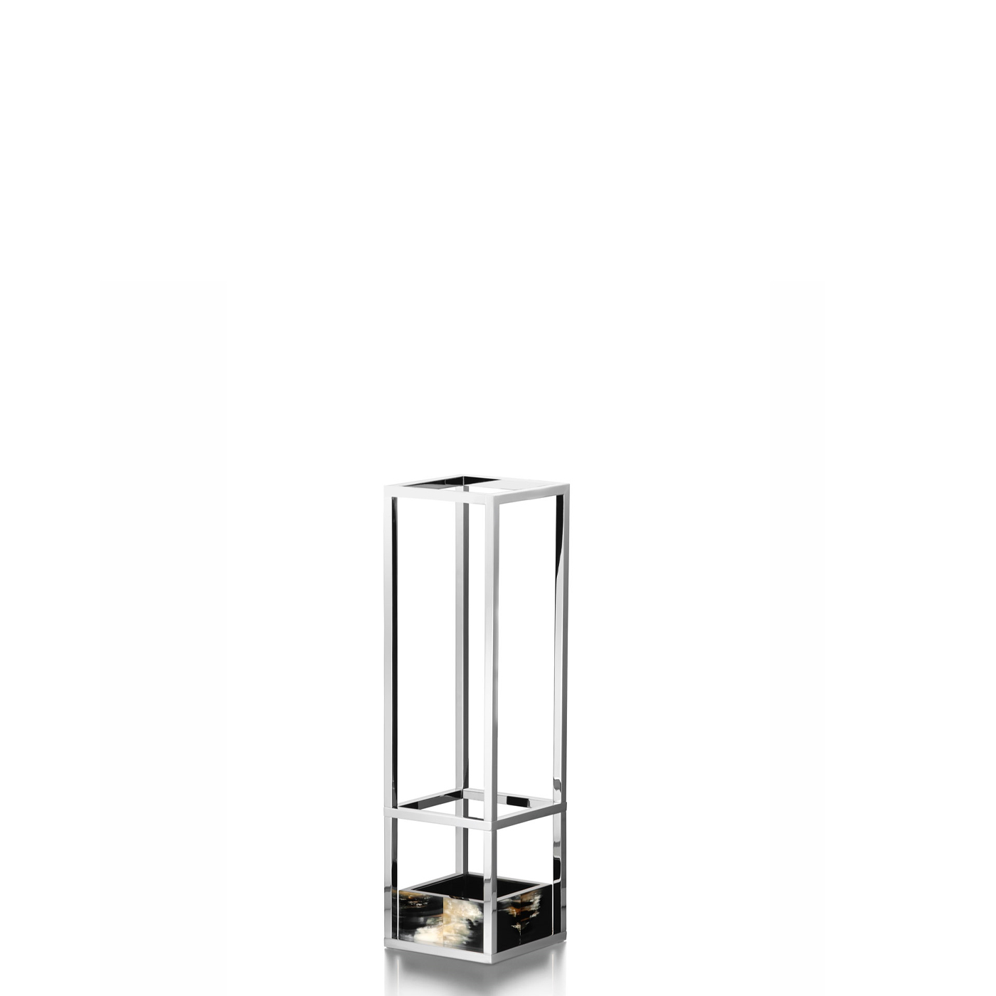 Coat stands and complementary furniture - Pluvio umbrella stand in horn and stainless steel - Arcahorn