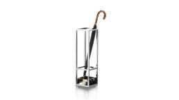 Coat stands and complementary furniture - Pluvio umbrella stand in horn and stainless steel - cover - Arcahorn