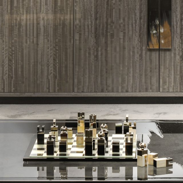 Giochi - Nelson scacchiera in corno e vetro specchiato - e-commerce - Arcahorn