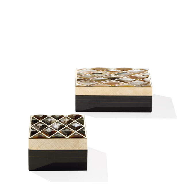 FEDORA BOXES WITH GEMS