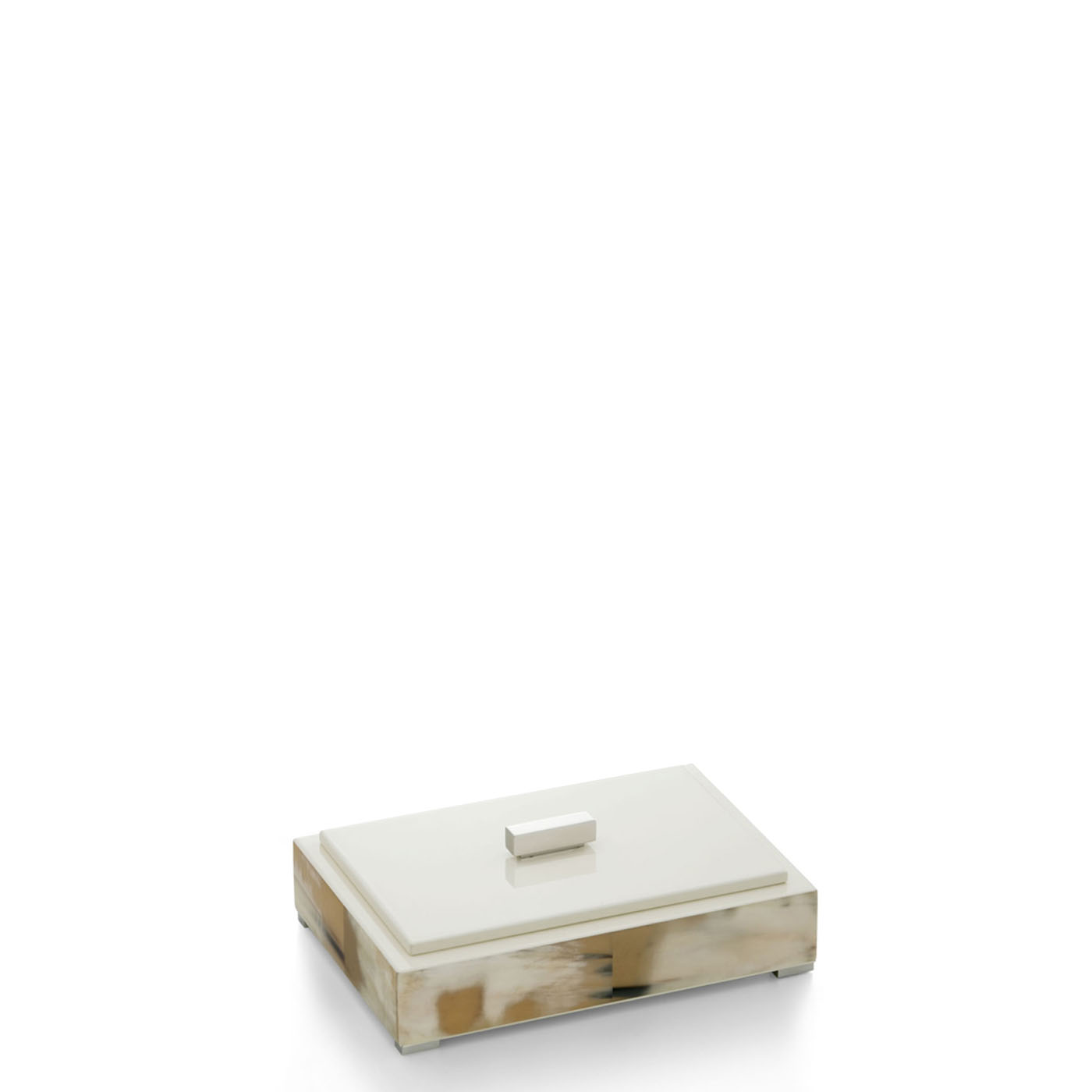 Cornici e scatole - LEA Scatole in legno laccato lucido colore avorio 1628 - Arcahorn