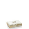 Cornici e scatole - LEA Scatole in legno laccato lucido colore avorio 1629 - Arcahorn