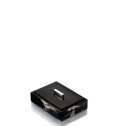 Cornici e scatole - LEA Scatole in legno laccato lucido colore nero 1627 - Arcahorn