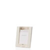 Picture frames and boxes - Medea picture frame in horn and glossy ivory lacquered wood - Arcahorn