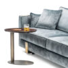 Sofas and seats - Adriano sofa in Splendido velvet with horn details 6036 - detail - Arcahorn
