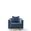 Sofas and seats - Rachele armchair with details in horn mod. 6040 - Arcahorn