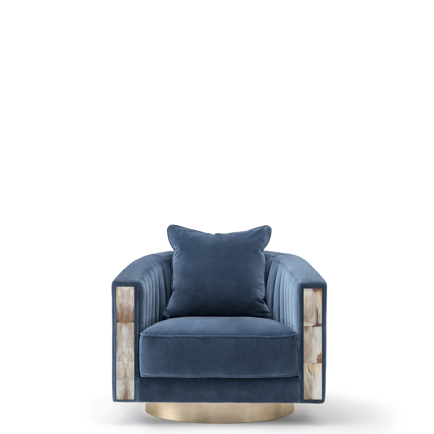 Sofas and seats - Rachele armchair with details in horn mod. 6041 - Arcahorn