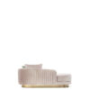 Divani e sedute - Rea chaise longue con braccioli in corno 7023 3 - Arcahorn