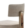Sofas and seats - Sveva chair in Samsara fabric with horn inlays mod. 6042B - detail - Arcahorn