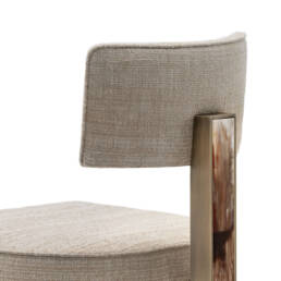 Divani e sedute - Sveva sedia con inserti in corno 6042B - dettaglio 3 - Arcahorn