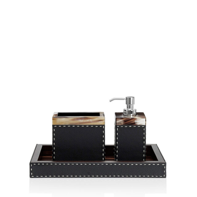 BERENICE LEATHER BATH SET