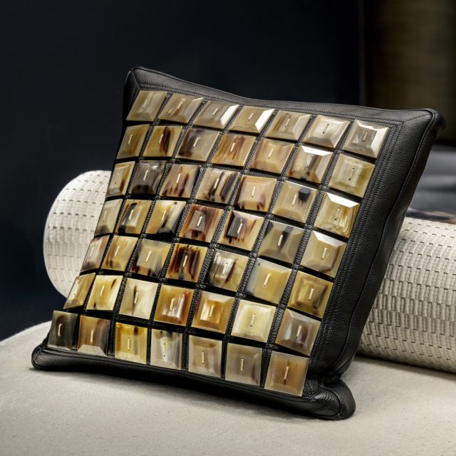 LEONIA CUSHION WITH GEMS