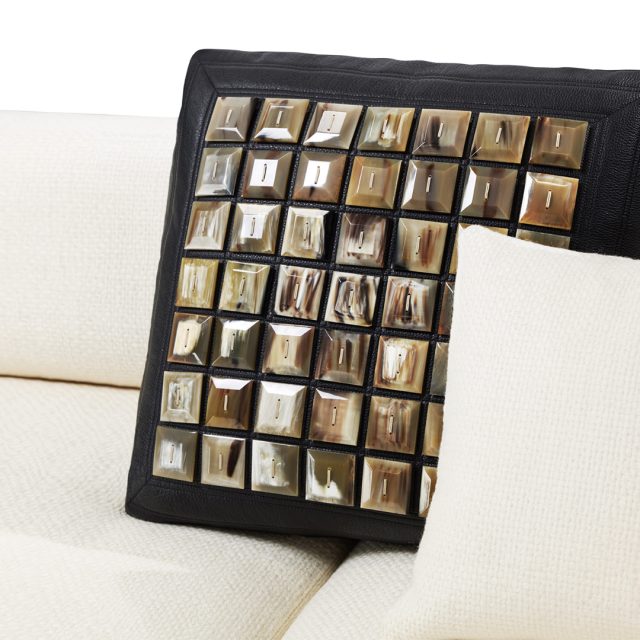 LEONIA CUSHION WITH GEMS