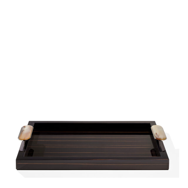 Ebony tray BERRO 53x35x7cm