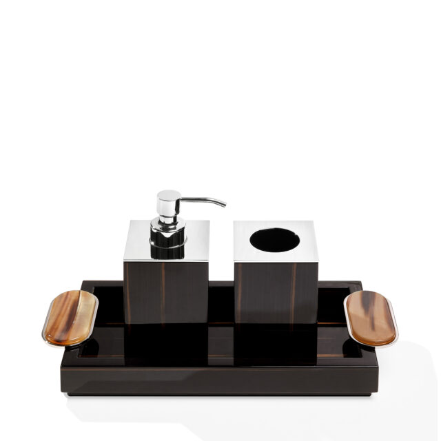 ARGENTELLA EBONY BATH SET